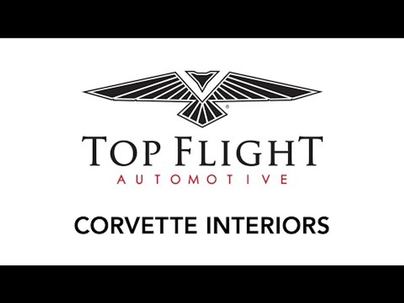 1966 CORVETTE REPRODUCTION VINYL SEAT COVER SET BLACK