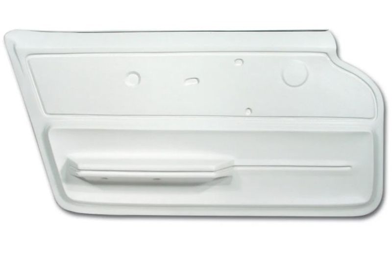 1967 CORVETTE CONVERTIBLE DOOR PANEL WITH FELT LH WHITE