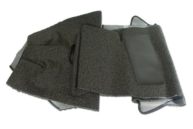 Hovedbilde 1961-1962 CORVETTE CARPET. OLIVE BLACK TUXEDO