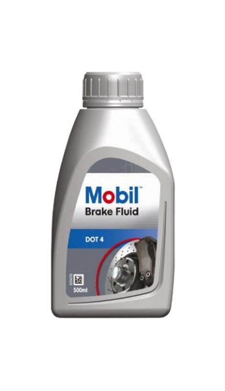 Mobil Bremsevæske DOT4 / DOT3  500ml