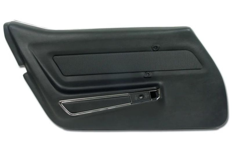 1969 CORVETTE DOOR PANEL WITH TRIM LH BLACK