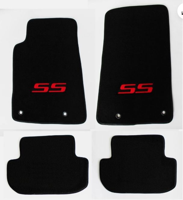 Hovedbilde 2010 - 2015 Camaro Gulvmatter  Embroidered SS ...