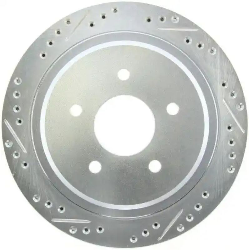 1997-2013 CORVETTE BREMSESKIVE HØYRE BAK- Drilled/Slotted