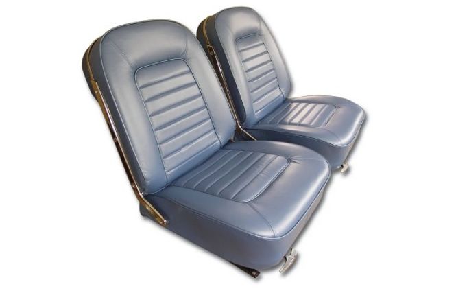 Hovedbilde 1966 CORVETTE REPRODUCTION LEATHER SEAT COVER SET ...